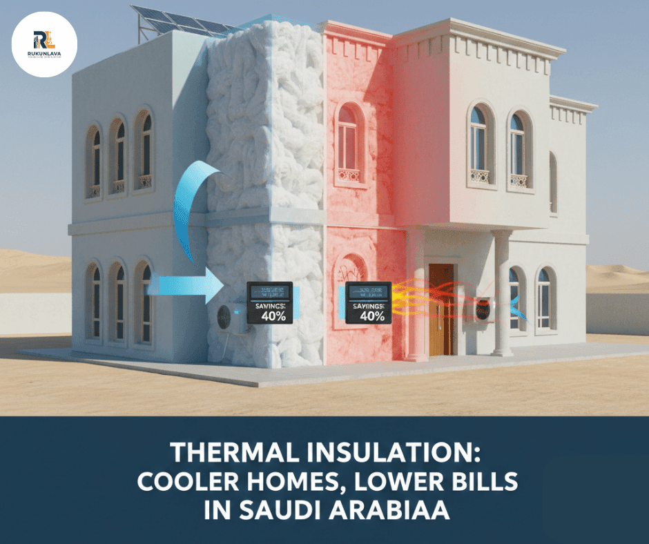 rukunlava gypsum | How Thermal Insulation Saves Electricity in Saudi Arabia