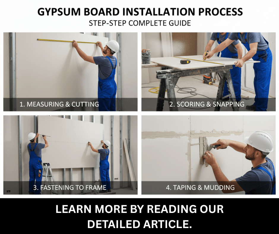 rukunlava gypsum | Gypsum board ceiling installation process in Saudi Arabia