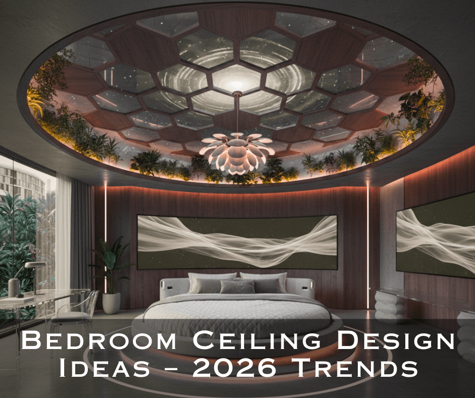 rukunlava gypsum | Minimal gypsum bedroom ceiling with cove LED lighting