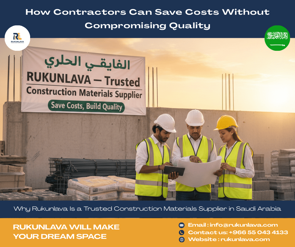 Contractors saving construction costs without compromising material quality in Saudi Arabia