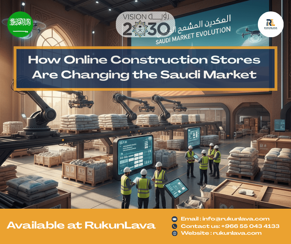 Online construction store in Saudi Arabia helping contractors buy construction materials digitally
