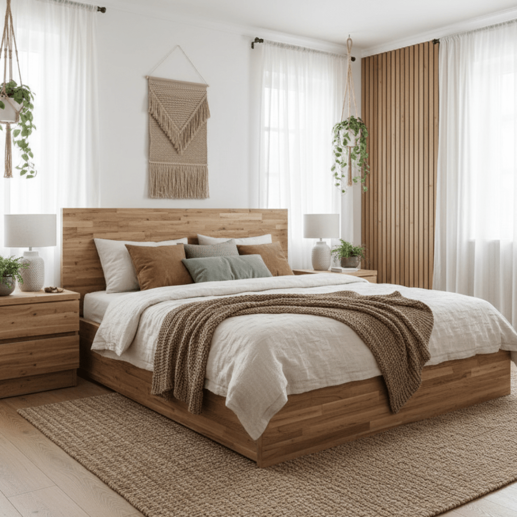 Different Ways to Design Your Bedroom with Rukunlava Natural & Wooden Theme Bedroom