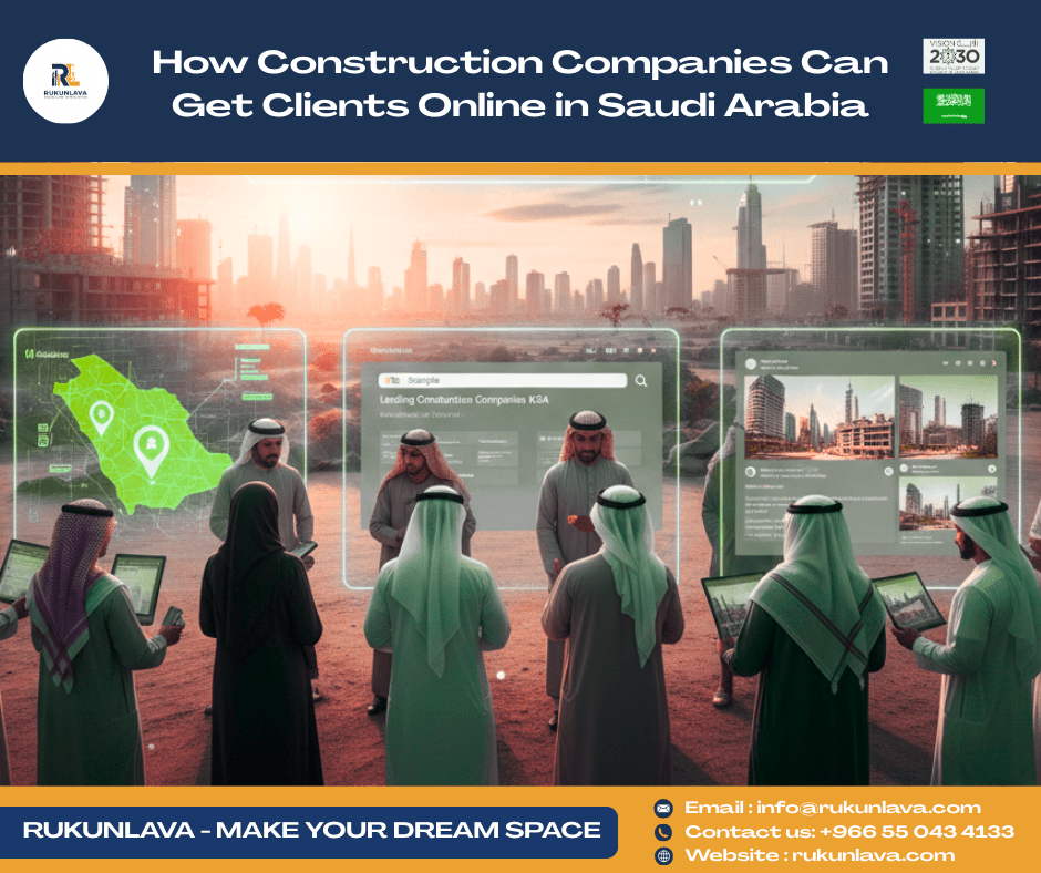 Digital marketing strategies for construction and trading companies in Saudi Arabia by Rukunlava