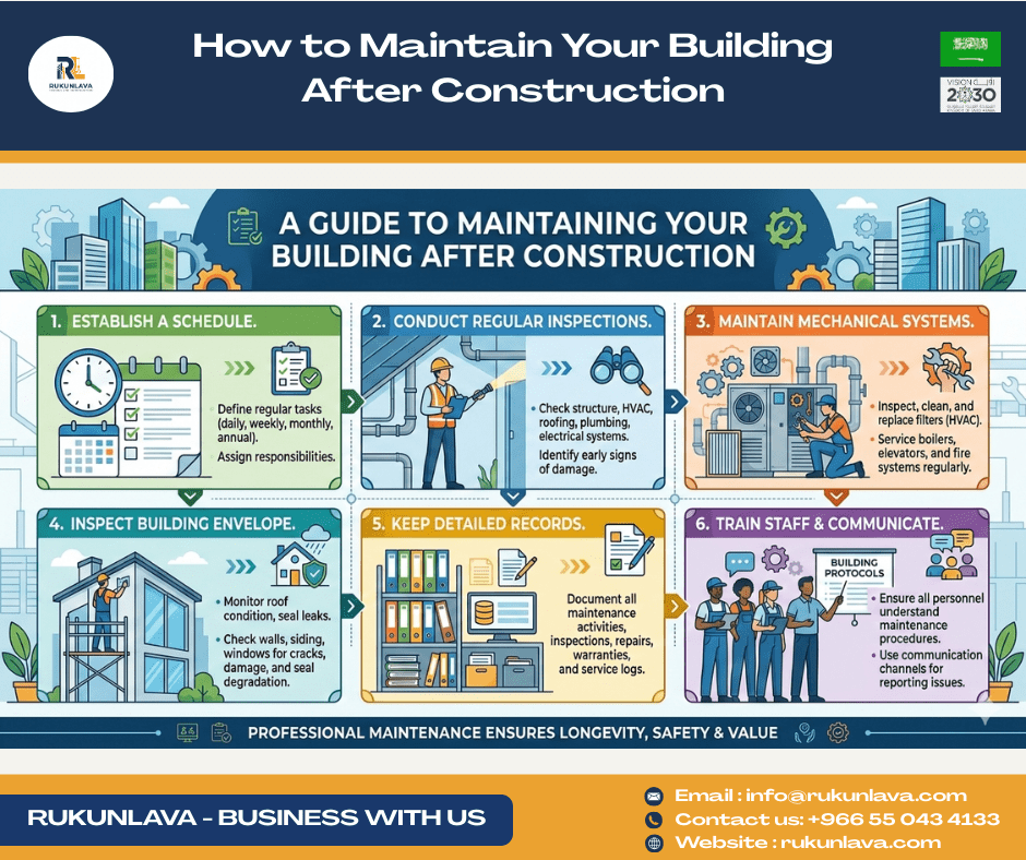 How to Maintain Your Building After Construction Building maintenance inspection after construction