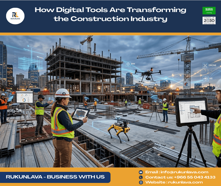 How Digital Tools Are Transforming the Construction Industry Digital tools and technology improving construction project management and site monitoring
