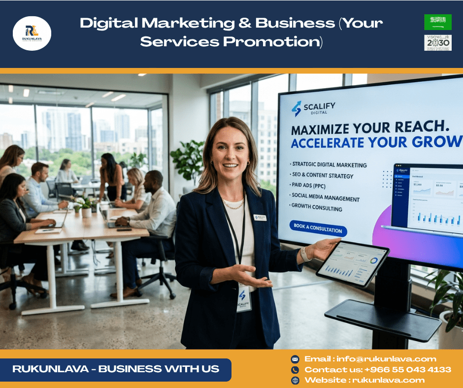 Construction Business Website in Saudi Arabia | Rukunlava