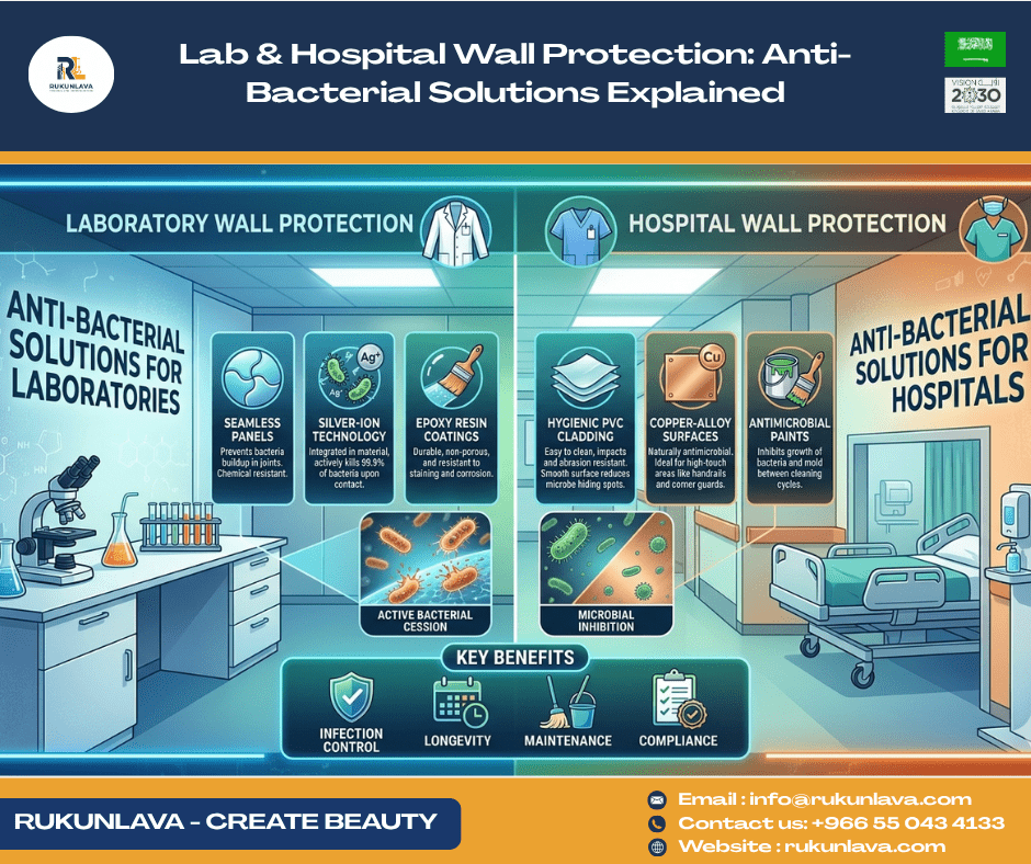 Anti-Bacterial Wall Protection for Hospitals & Labs in Saudi Arabia