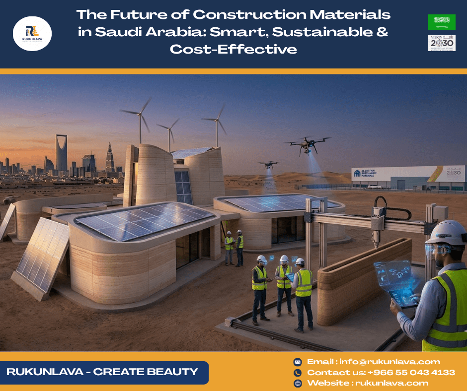 modern construction materials Saudi Arabia